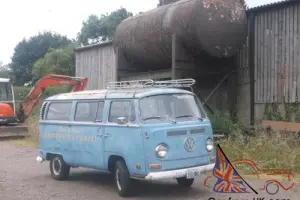 UNIQUE 70 VW VOLKSWAGEN BUS TYPE 2 CAMPER EARLY BAY MOT LHD LOGOD REGISTERED UK