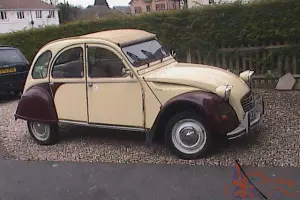  1988 CITROEN 2CV6 DOLLY RED/CREAM 