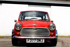  1989 AUSTIN MINI RACING FLAME RED/WHITE 