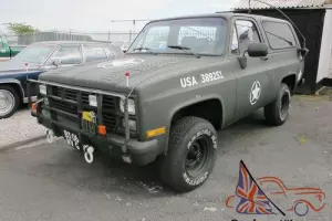  1985 CHEVROLET BLAZER K5 6.2 DIESEL AUTO 4X4 EX MILITARY 50,000 MILES 