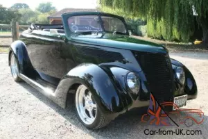 Ford 1937 Ford V8 Cabriolet Hot Rod.All Original Steel.Stunning Car