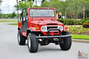 Really clean great running 1971 Toyota Land Cruiser convertible 4x4 rare sweet