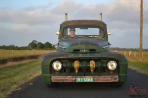  1951 Ford F100 Custom Ratrod Hotrod F Truck Vintage Texaco HOT ROD RAT ROD Swap in in Hunter, NSW 