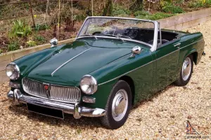  1964 MG MIDGET MK2 - BRITISH RACING GREEN - LEATHER SEATS, MOHAIR HOOD, NEW MOT 