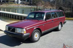 1989 VOLVO 240 DL WAGON 71K MILES 5 SPEED MANUEL 1 OWNER NO RESERVE