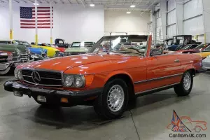 "1978 Mercedes 450SL Both Tops  Museum Exhibit 29K Miles!