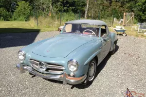 Mercedes Benz 190SL SL Coupe with soft top California title