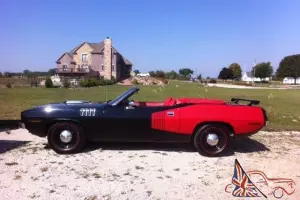 1971 Plymouth HEMI Cuda convertible tribute  manual shift (426 Hemi barracuda)