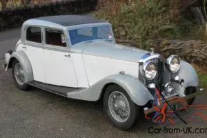  1934 Bentley 3 1/2 ltr Park Ward Sports Saloon B54AH 