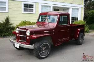 1955 Willys Pickup Truck.  4WD.  New Paint, Interior, some Mechanicals.