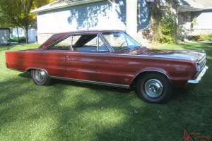 Unrestored Mopar muscle console NICE brightwork!