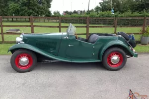 1951 vintage MGTD sports car LHD - Taxed and UK registered.
