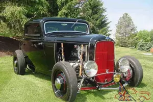 1932 FORD 3 window coupe 350 CHEVY 3x2 engine nostalgia hot rod SCTA 32