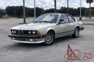 1987 BMW 635CSi CSI AUTOMATIC L6
