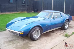  1970 CORVETTE 350(350HP) 4-SPEED CHROME BUMPER T-TOP 
