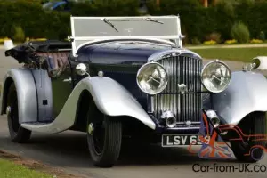  1934 Derby Bentley 3 1/2 litre Vanden Plas style tourer. 