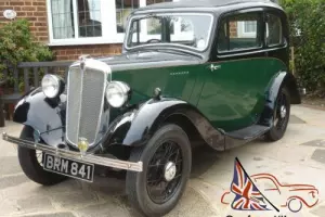 1936 Morris Eight 8, Series 1, Two Door, Fixed Head, Green & Black, Original Reg