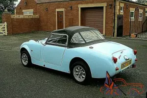 Austin Healey frog eye sprite replica by banham. 1300cc tuned MG Engine.