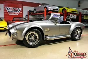 1965 SUPERFORMANCE MKIII TITANIUM/BLACK STRIPES 3,575 MILES WEBER 8-STACK INTAKE