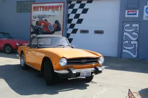 1976 Triumph Tr6 Convertible - Completely Mechanically Restored