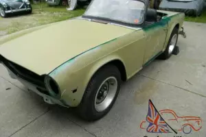 1971 TRIUMPH TR6  , UNFINISHED  RESTORATION  , FREE SHIPPING
