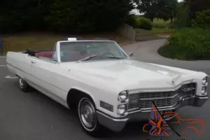 1965 (C) Cadillac DeVille Convertible 429 White Rare Car £12995 Photo