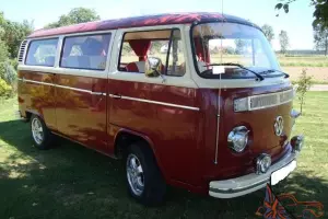 classic 1975 vw t2 campervan tin top day surf van 