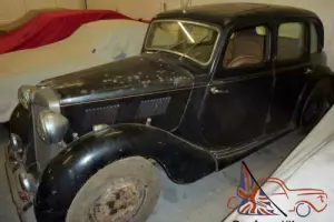 1948 MG YA saloon in black, showing one previous owner, for restoration