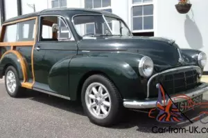 1954 MORRIS MINOR TRAVELLER SPLIT SCREEN ONE PREVEUS OWNER WITH 5 SPEED GREEN
