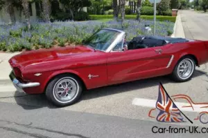1965 Ford Mustang Convertible A code