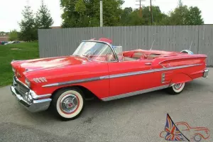 1958 Chevrolet Impala 348 tri power convertible