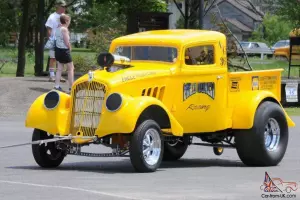 33/36 Willys A/Gas Supercharged Pickup Gasser Blown And Injected 392 Hemi