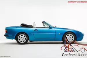 Porsche 944 S2 Convertible // Tahoe Blue Metallic // 1990