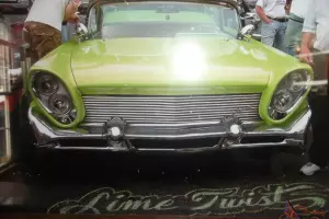 1958 Lincoln Capri 2 door Old School Custom Led Sled "Lime Twist" Photo