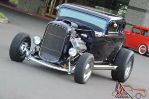 1932 32 FORD 5 WINDOW COUPE HOT ROD HEMI CHOPPED STREET ALL STEEL FRESH HIBOY 5W