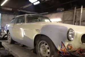 VOLVO 1800es 1974 barn find partly restored