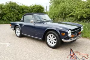  1971 TRIUMPH TR6 SAPPHIRE BLUE, STUNNING EXAMPLE 
