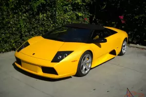 2005 LAMBORGHINI MURCIELAGO ROADSTER PEARL YELLOW 6-SPEED MANUAL!