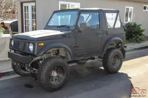 1986 Suzuki Samurai 1.6l EFI 4x4 off road rock crawler offroad 4wd trail rig