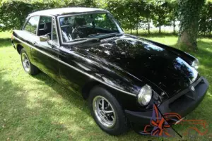 MG B GT 1.8 RUBBER BUMPER black, lots of history, good condition, OVERDRIVE
