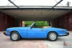 1978 Triumph Spitfire 1500 Classic British Convertible Roadster in Pageant Blue