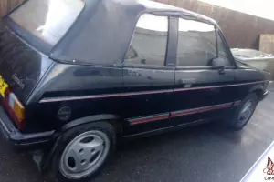 1985 TALBOT SAMBA CABRIOLET BLACK