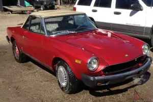 1980 Fiat Spider 2000, Newer paint, lots of new parts.