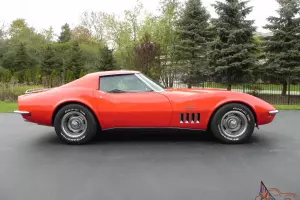 1969 Corvette T-Top Coupe L68 427-400 Tri-Power Factory Air