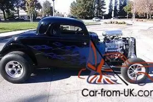1934 Ford 3 Window Coupe Hot Rod Blower Car, Great Condition, Low Miles!