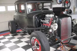 1930  Ford model A coupe rat rod hot rod