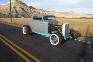 1932 Ford 3 Window Coupe, Henry Steel, Turn Key Hot Rod, youtube video, Chopped