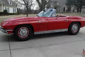 1963 Corvette fuel injected NCRS TOP FLIGHT convertible numbers match