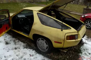 1979 Porsche 928 with additional parts car which is a Euro Model
