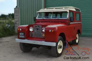 Land Rover Series 2a 1969 Poppy Red Station Wagon Only 3 Owners